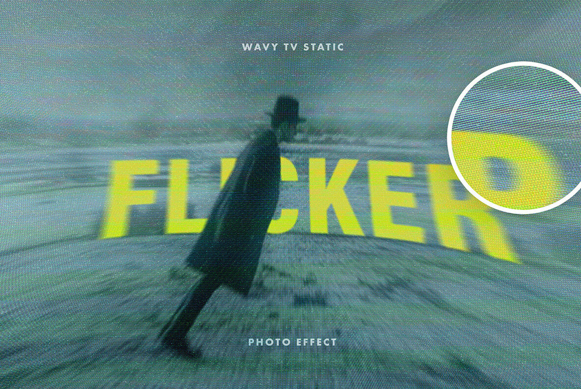 Flicker Animation Effect Screen Flicker Photo Effect – Stock Art World