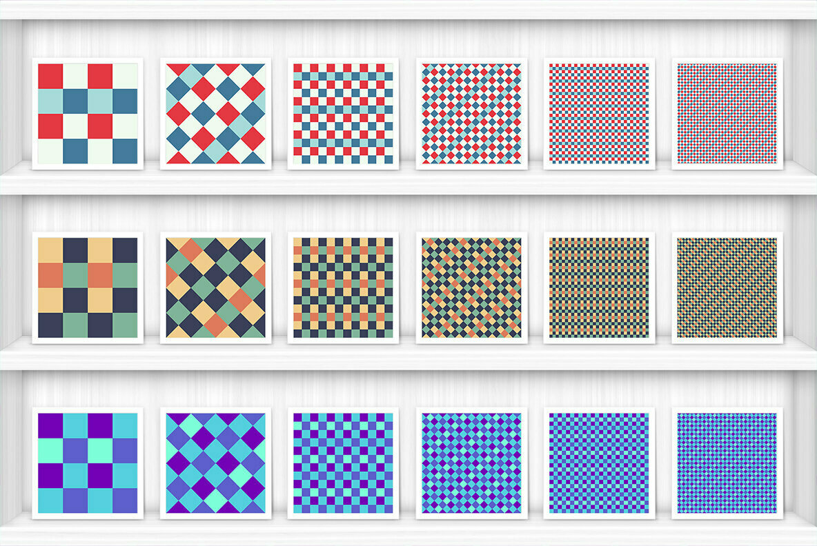 Fench Patterns 30 French Checkered Patterns – Stock Art World