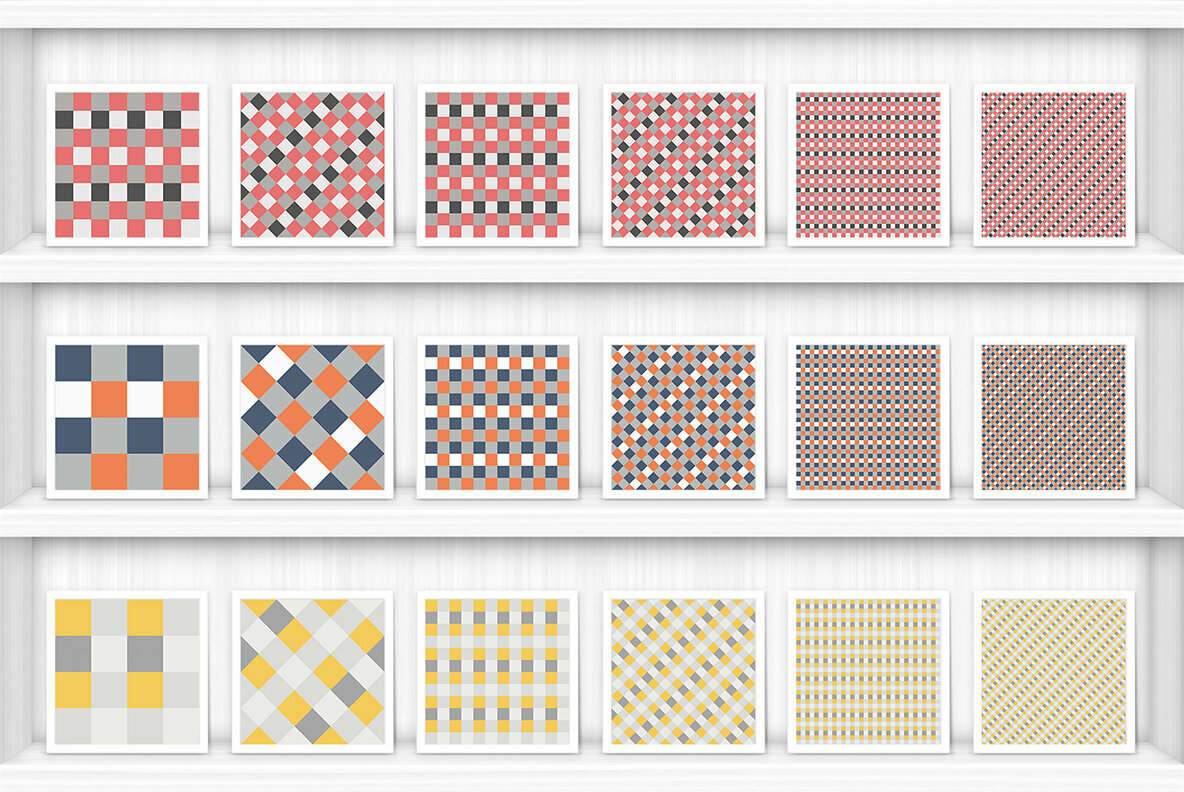 Fench Patterns 30 French Checkered Patterns – Stock Art World