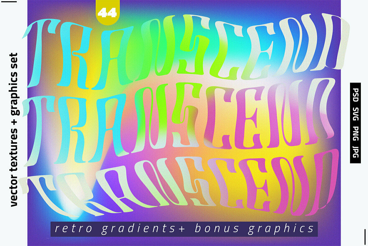 Transcend 90s Gradients – Stock Art World