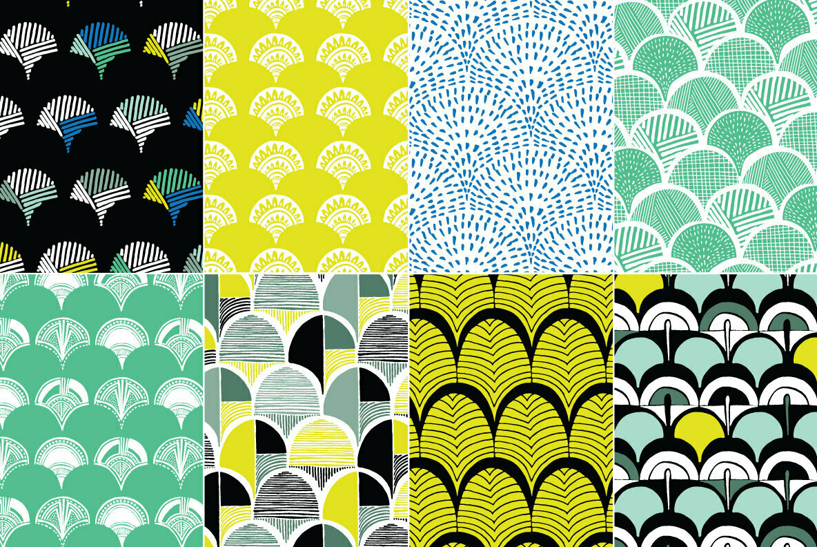 Creative Scale Patterns Hand Drawn Scales – Stock Art World