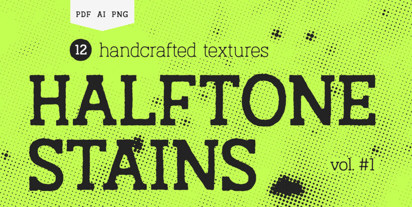 Halftone Stains Vol.1 Texture Pack – Stock Art World