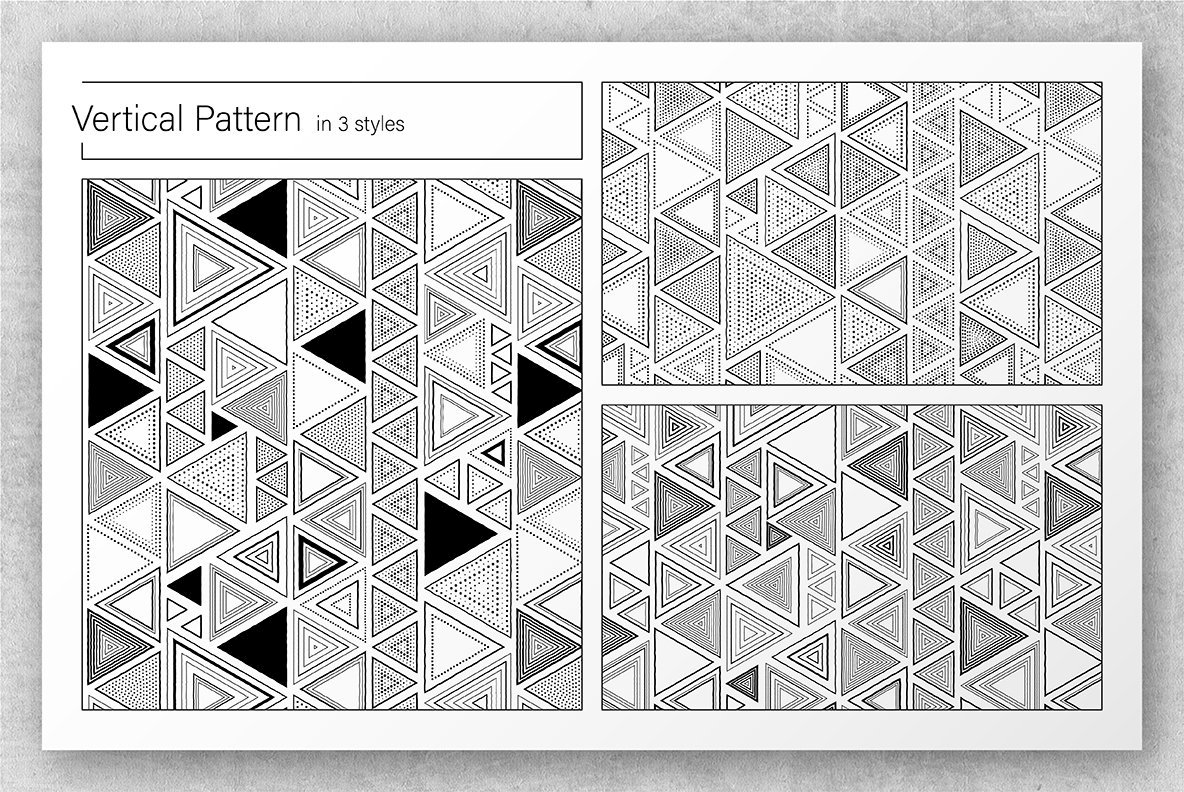How To Pattern Triangles Triangles Patterns & Borders β Stock Art World