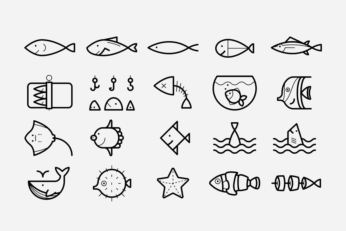 Picturing Fish Icon Fish Icons – Stock Art World