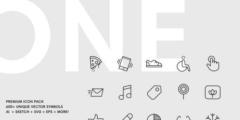 ONE Premium Icons – Stock Art World