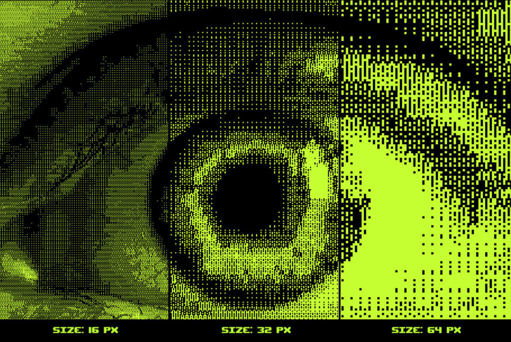 Bitmap Pixelation Pxl Bitmap 2 – Photoshop Effect – Stock Art World