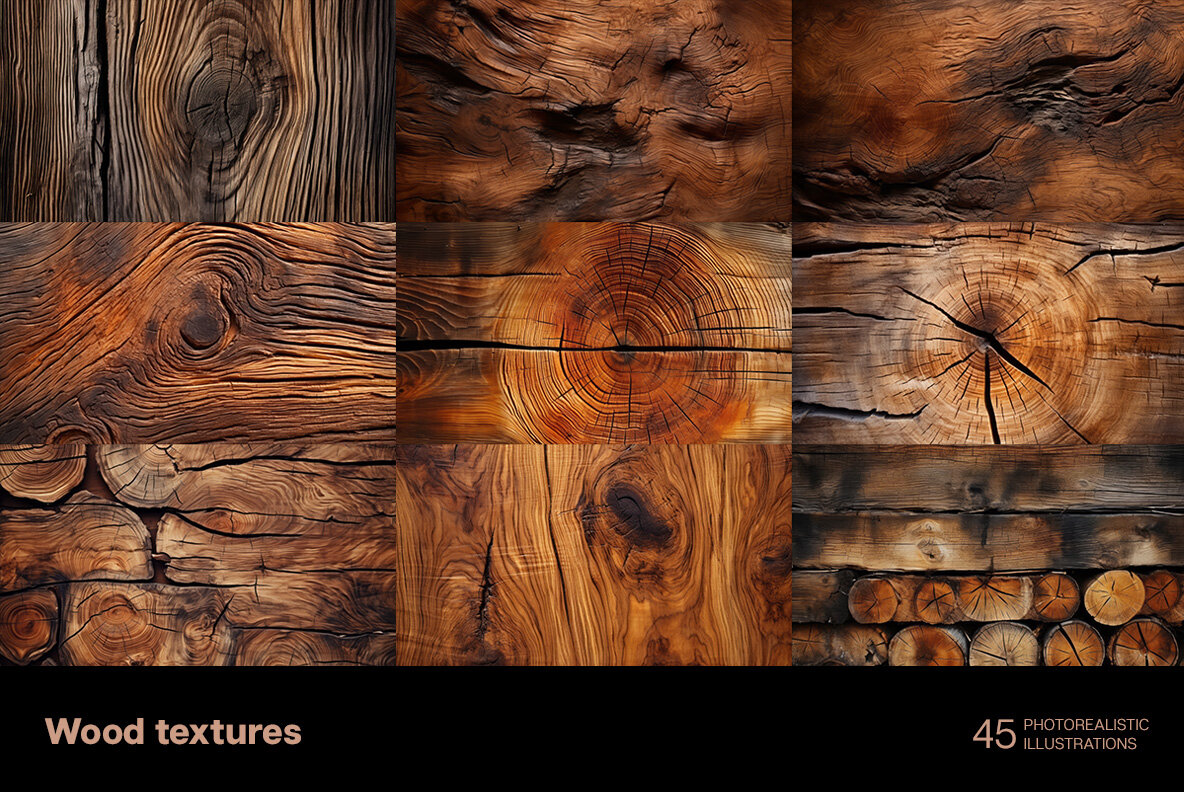 Wood Textures Graphics Collection – Stock Art World