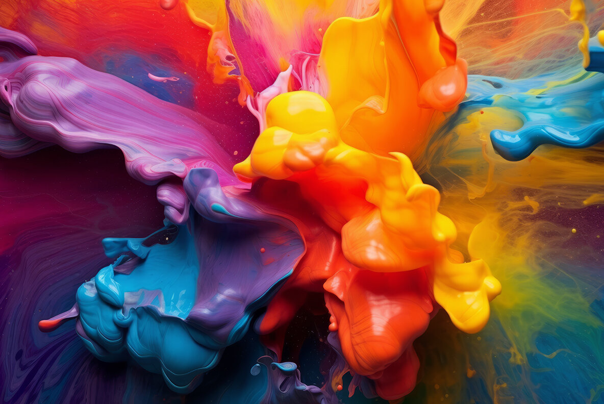 Color Paint Splash Graphics Collection – Stock Art World