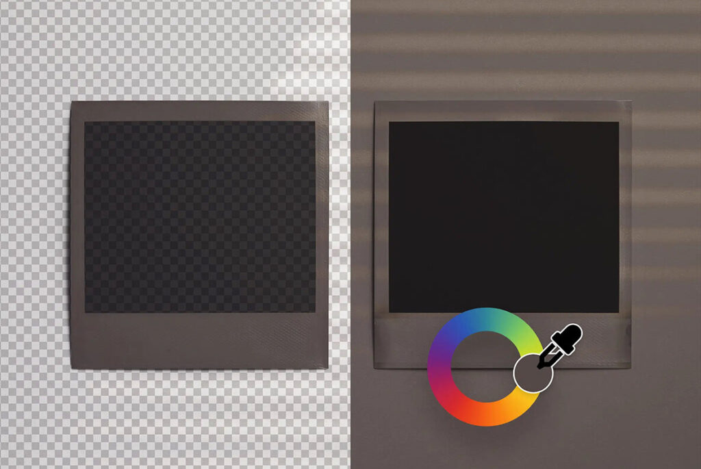 2 Objects Image Two Instant Pictures Mockup – Stock Art World