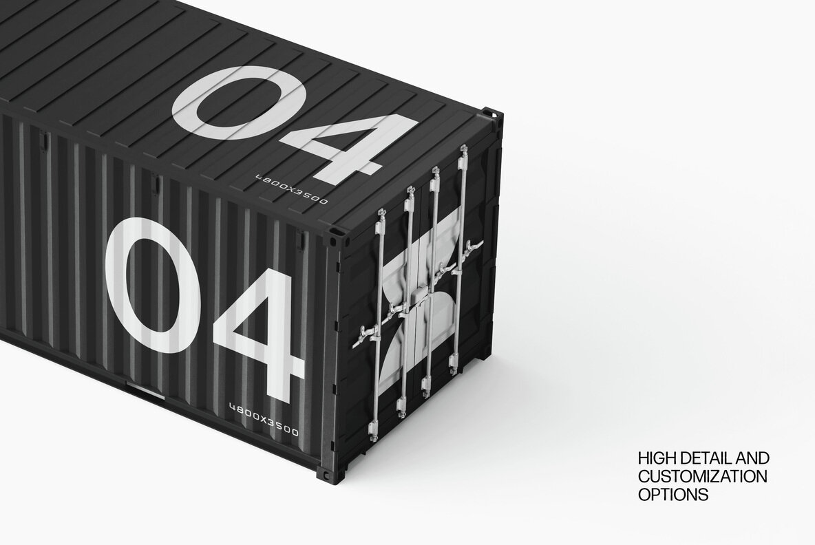 Container Graphics Shipping Container Mockups – Stock Art World