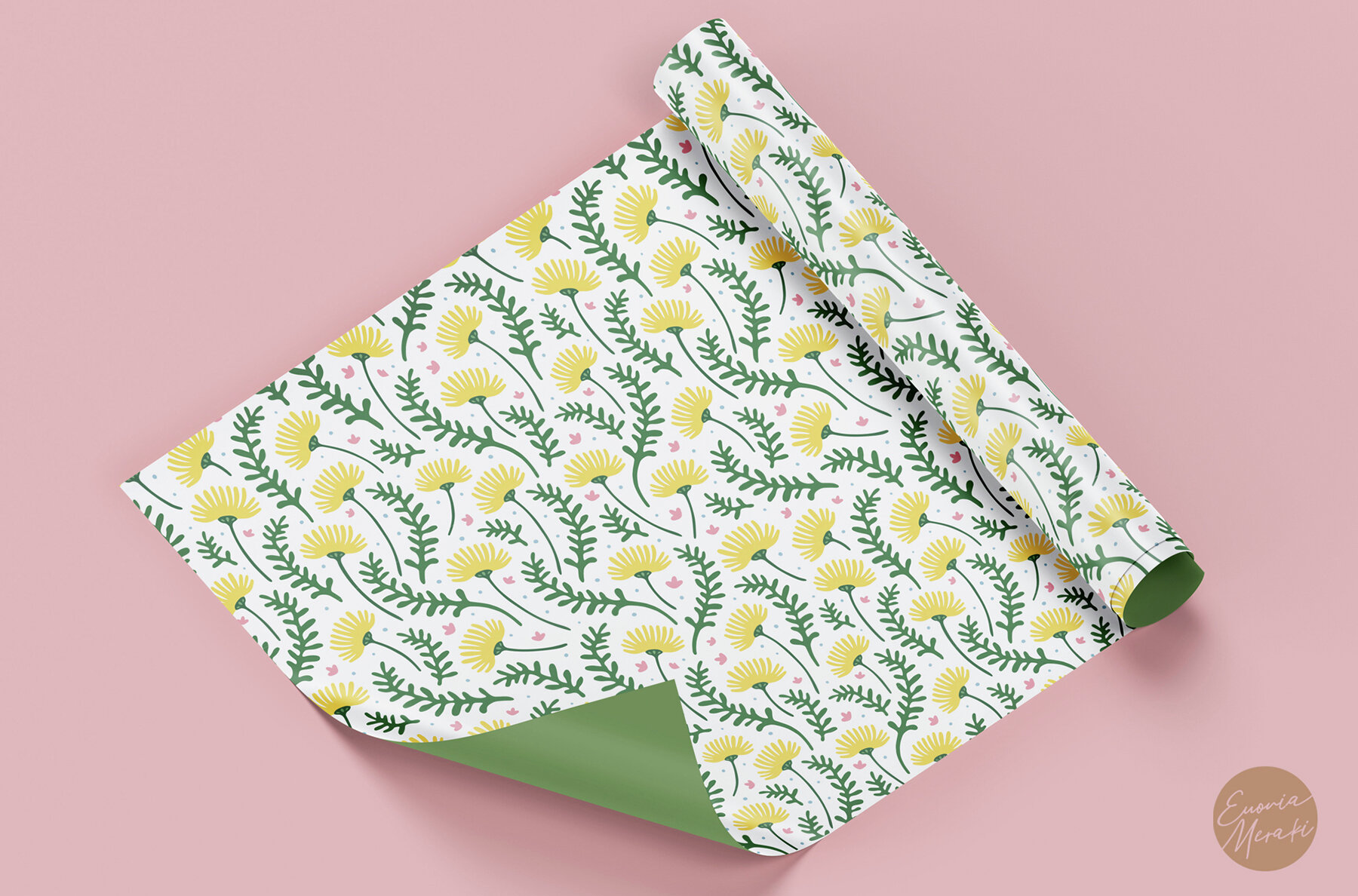 Floral Spring Pattern Simple Simple Spring Pattern 01 – Floral motifs – Stock Art World