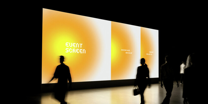 Event Screen Mockup – Stock Art World
